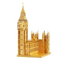 Jigsaw Puzzles 3D Puzzles / Metal Puzzles Building Blocks DIY Toys Famous buildings Metal Silver / Gold Model Building Toy