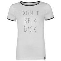 Jilted Generation Slogan T Shirt Ladies
