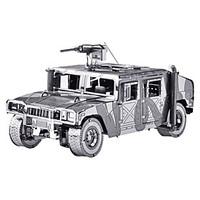 Jigsaw Puzzles 3D Puzzles / Metal Puzzles Building Blocks DIY Toys War Chariot Metal Silver Model Building Toy
