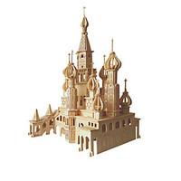 Jigsaw Puzzles 3D Puzzles Building Blocks DIY Toys Famous buildings Wood Model Building Toy