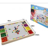 jigsaw puzzles diy kit wooden puzzles building blocks diy toys square  ...