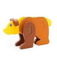 Jigsaw Puzzles 3D Puzzles Building Blocks DIY Toys Animal Wood Model Building Toy