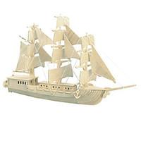 Jigsaw Puzzles 3D Puzzles Building Blocks DIY Toys Ship Wood Model Building Toy