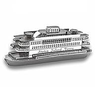 Jigsaw Puzzles 3D Puzzles Building Blocks DIY Toys Ship StainlessSteel Model Building Toy