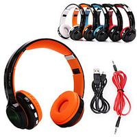 JKR-208B Wireless Stereo Bluetooth Headset Headphone Headband with Mic Support Audio FM radio MP3 Broadcast