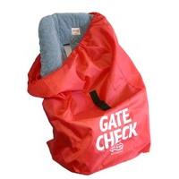 JL Childress Gate Check Bag for Car Seat For Newborn and Above (Red)