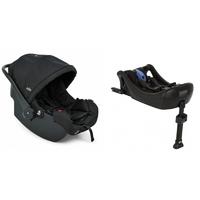 joie juva group 0 car seat with i base black carbon new