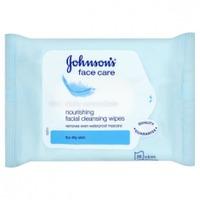 Johnson\'s Face Care Daily Essentials Nourishing Facial Cleansing Wipes 25 Wipes