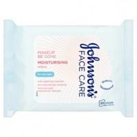 johnsons face care moisturising wipes for dry skin 25 wipes