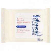 Johnsons Face Care Clear Extra Sensitive Wipes (All Skin Types) - 25 Wipes