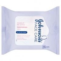 Johnsons Face Care Pampering Wipes (For All Skin Types) - 25 Wipes