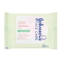 Johnson and Johnson Make Up Be Gone Face Wipes 25 pack