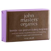 John Masters Organics Lavender Rose Geranium & Ylang Ylang Soap - 128g