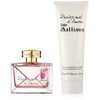 John Galliano Parlez-moi D Amour Edt 50ml & Bl 125