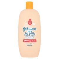 Johnson\'s Bubble Baby Bath & Wash 750ml