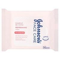 Johnson\'s Make Up Be Gone Refreshing Wipes x25