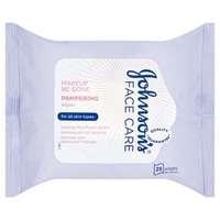 johnsons face care make up be gone pampering wipes 25 wipes