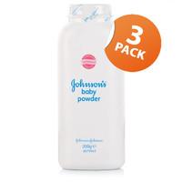 Johnsons Baby Powder 200g Triple Pack