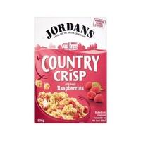 jordans country crisp raspberry clusters 500g