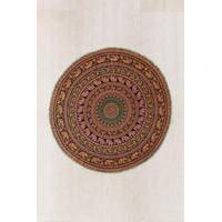 Jordi Medallion Round Tapestry, BLUE