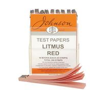 johnson litmus paper red 10books of 20 strips