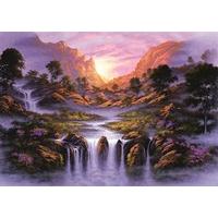 John Rattenbury - Dreamlike Waterfall 1000 Piece Jigsaw Puzzle