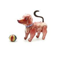 jolly bruno dog tin toy