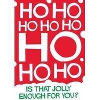 Jolly Enough | Christmas Card | DM1498