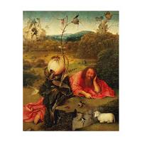 Johannes der Taufer in der Wuste By Hieronymus Bosch