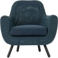 jonah outdoor arm chair rattan teal