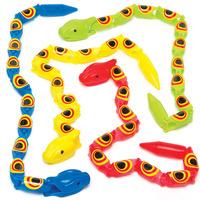 jointed wiggly snakes pack of 30