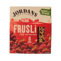 Jordans Frusli Bar Red Berry 6 Pack