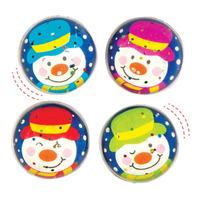 Jolly Snowman Glitter Jet Balls (Pack of 4)