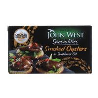 John West Smoked Oysters in Sunflower Oil