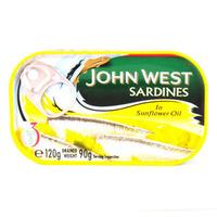John West Boneless Sardines Sunflower Oil