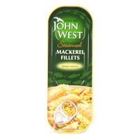 John West Steamed Mackerel Fillets Natural