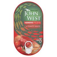 john westprinces herring fillets in tomato sauce