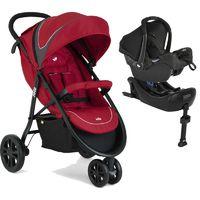 Joie Litetrax 3-Wheel 2in1 Gemm Travel System with I-base-Apple (New)