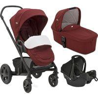 joie chrome dlx 3in1 gemm travel system cranberry new free carrycot wo ...
