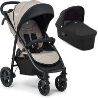 joie litetrax 4 wheel pram system khaki new