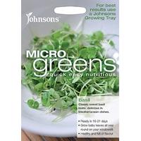 johnsons microgreens seeds basil