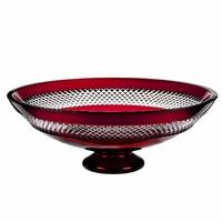 john rocha red cut centrepiece 33cm