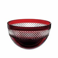 john rocha red cut bowl 255cm