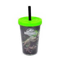 Joy Toy 65730 300ml Jurassic World Cup With Lid And Straw