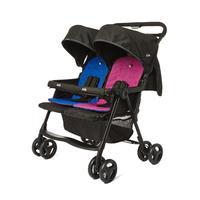 joie aire twin pushchair pinkblue