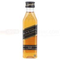 Johnnie Walker Black Label 12 Year Whisky 5cl Miniature