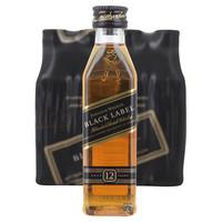 Johnnie Walker Black Label 12 Year Whisky 12x 5cl Miniature Pack
