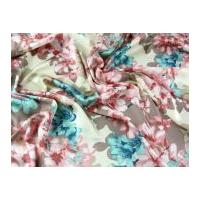 john kaldor floral print slinky satin dress fabric peach