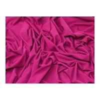 John Kaldor Ritual Plain Stretch Poly Spandex Jersey Dress Fabric Fuchsia Pink