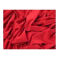 John Kaldor Ritual Plain Stretch Poly Spandex Jersey Dress Fabric Scarlet Red